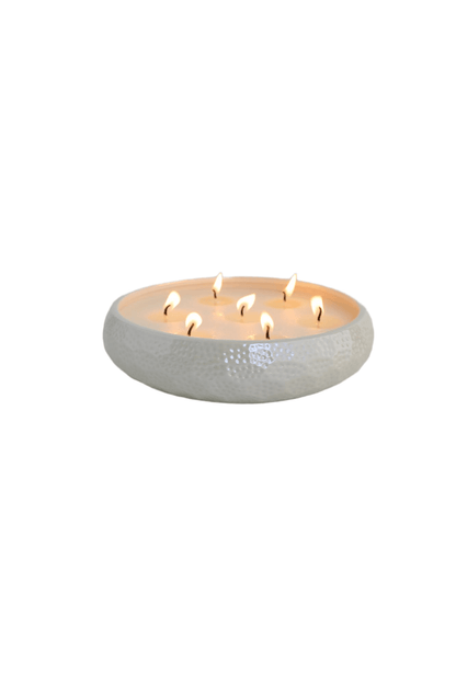 Aeolian 7 Wick White Pearlescent Scented Candle