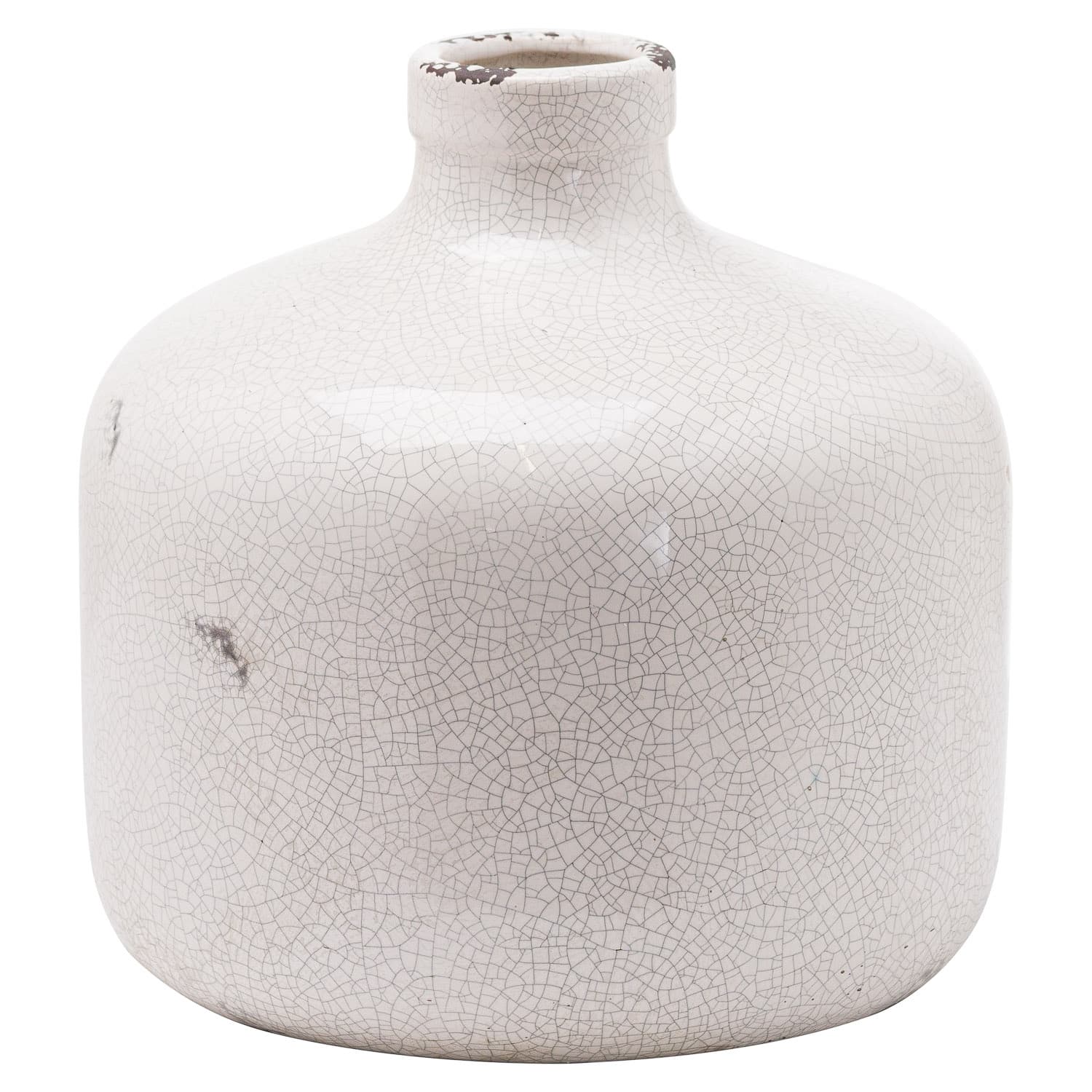 Garda Cream Glazed Chive Vase image 0