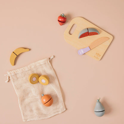 Just Bee Kids Wooden Food Playset (FSC)