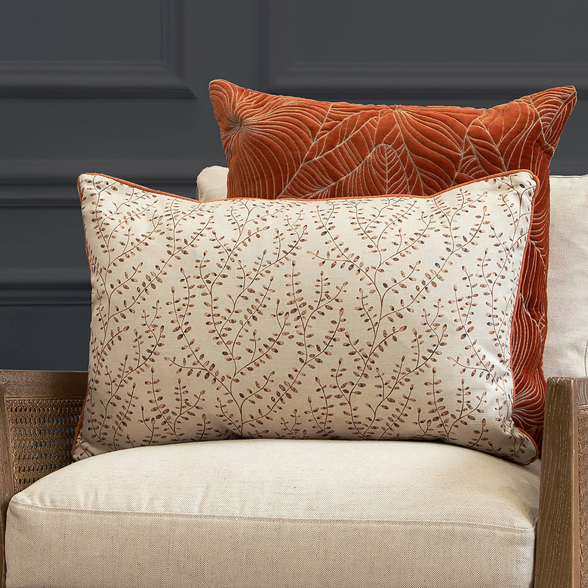 Eden Printed Cushion Sienna