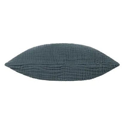 Lark Muslin Crinkle Cotton Cushion Dusk image 2