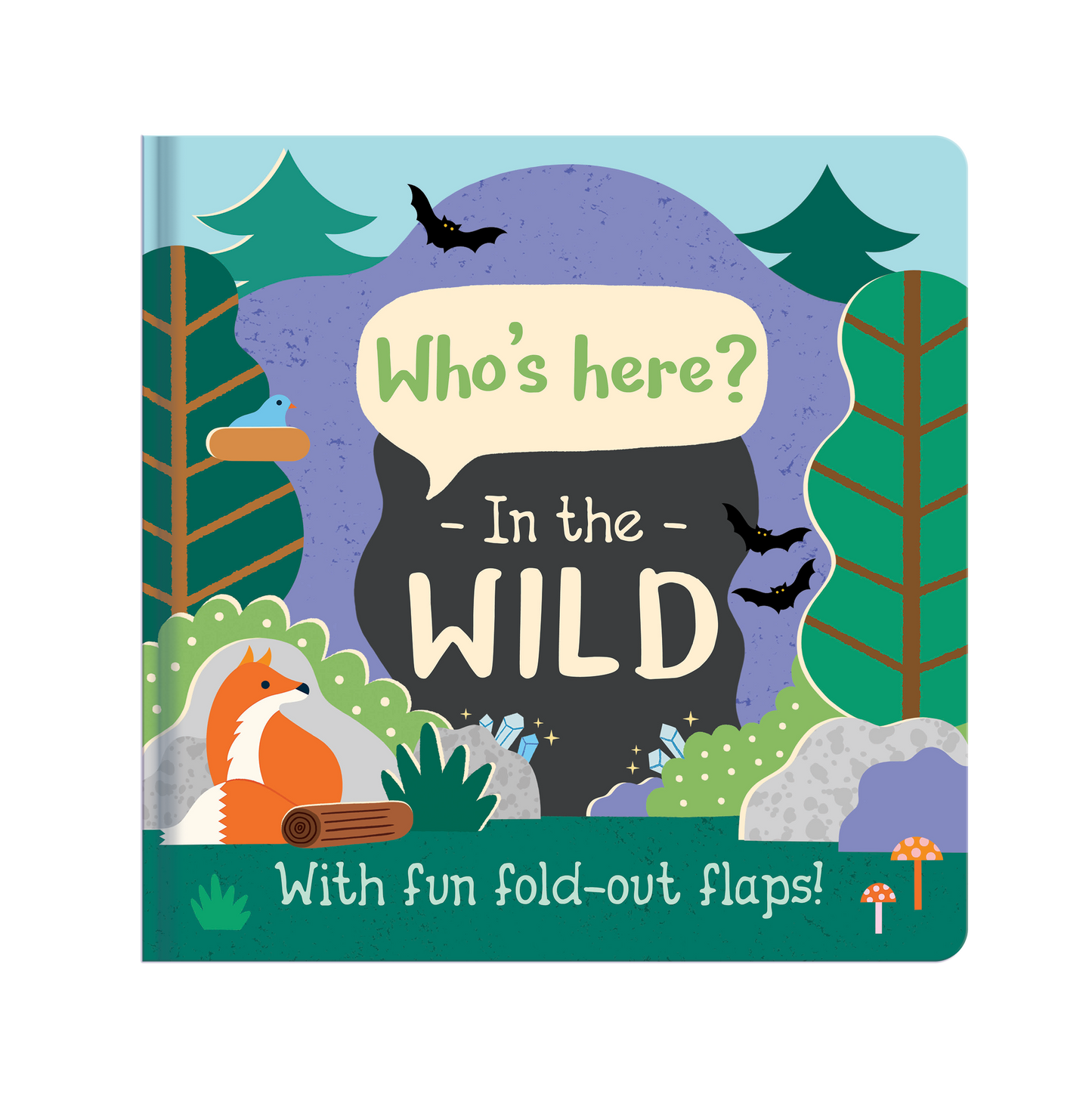 Who’s In The Wild – Fold-Out Flaps Board Book