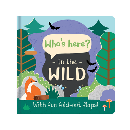 Who’s In The Wild – Fold-Out Flaps Board Book