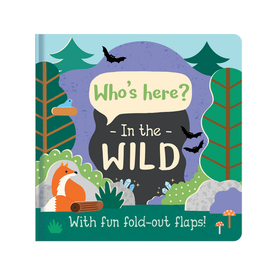 Who’s In The Wild – Fold-Out Flaps Board Book