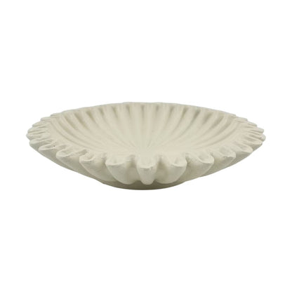 Kingston White Fluted Decorative Bowl