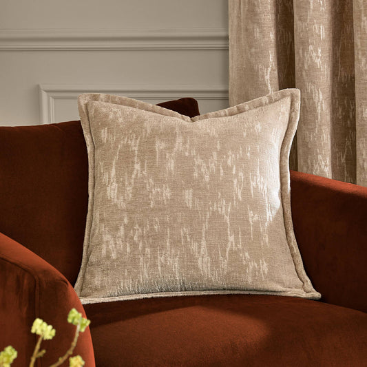 Aurelio Chenille Jacquard Cushion Mink