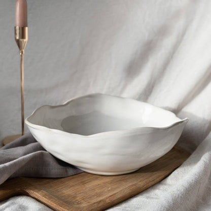 Eden Serving Bowl White