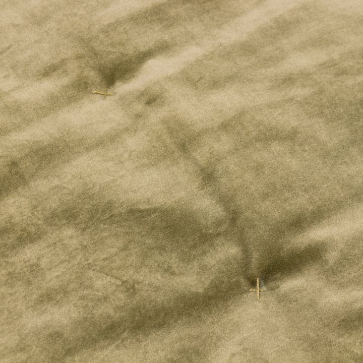Jaye Cotton Velvet Filled Bedspread Moss image 3