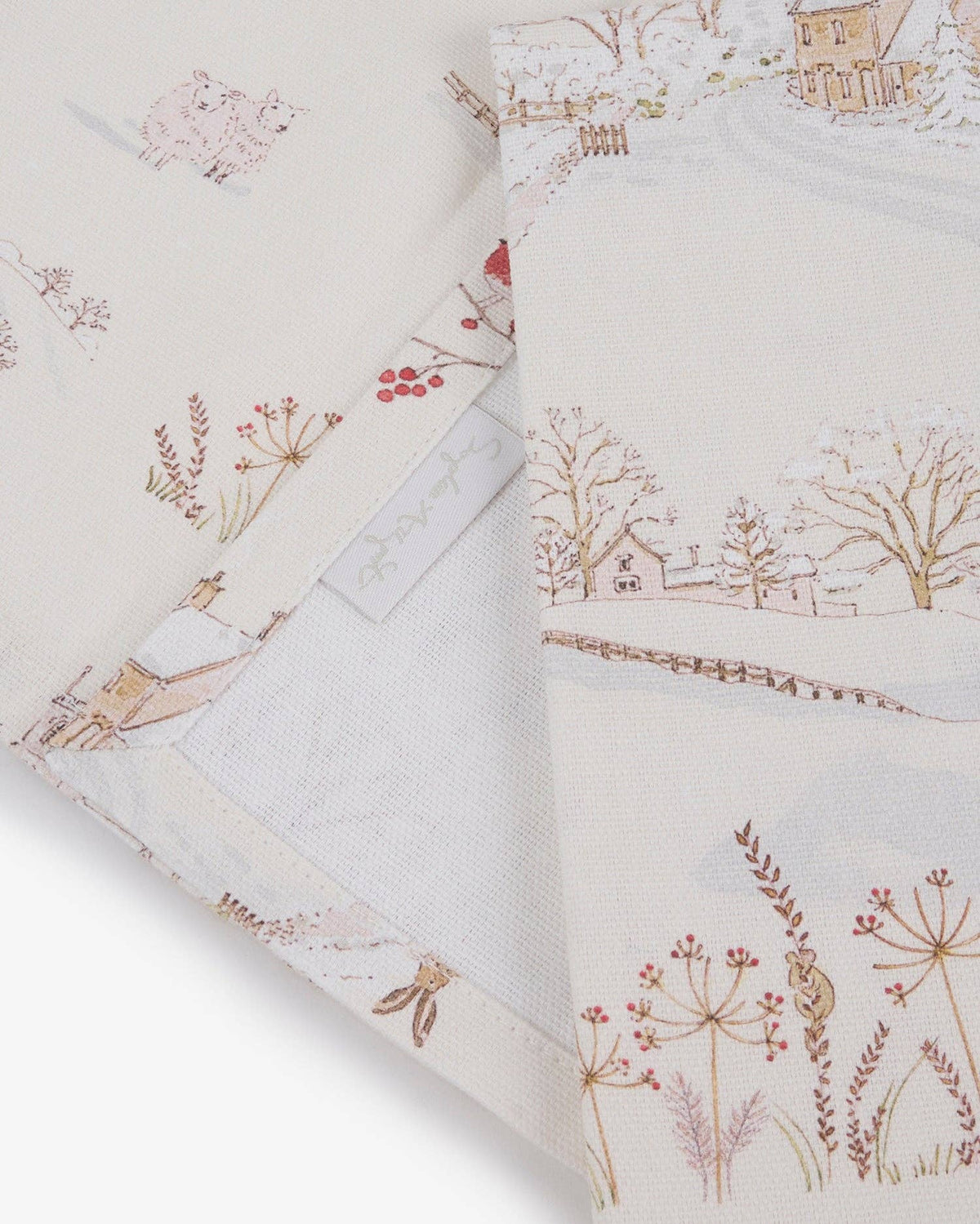 Snowy Village Napkins (Set of 4)