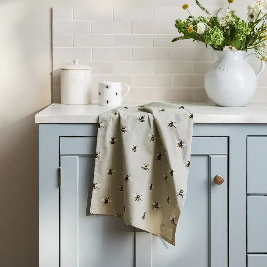 Bees Tea Towel image 1
