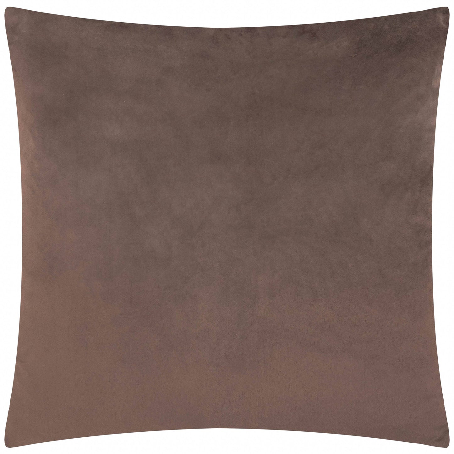 Softie Checkerboard Quilted Cushion Chocolate/Sand