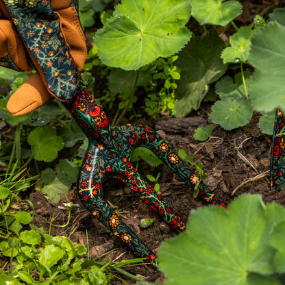 Orange Grove Fork and Trowel Garden Tool Set -Blackthorn