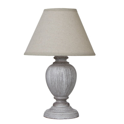Otem Urn Table Lamp With Linen Shade image 0
