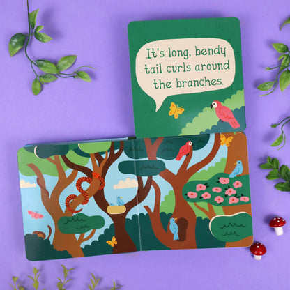 Who’s In The Wild – Fold-Out Flaps Board Book