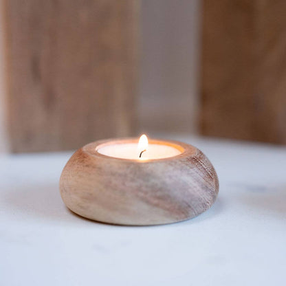 Narbonne, Small Wooden Tea Light Holder