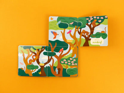 Who’s In The Wild – Fold-Out Flaps Board Book