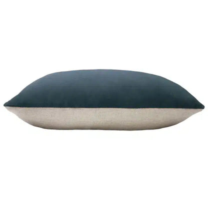 Contra Velvet Cushion Slate Blue image 2
