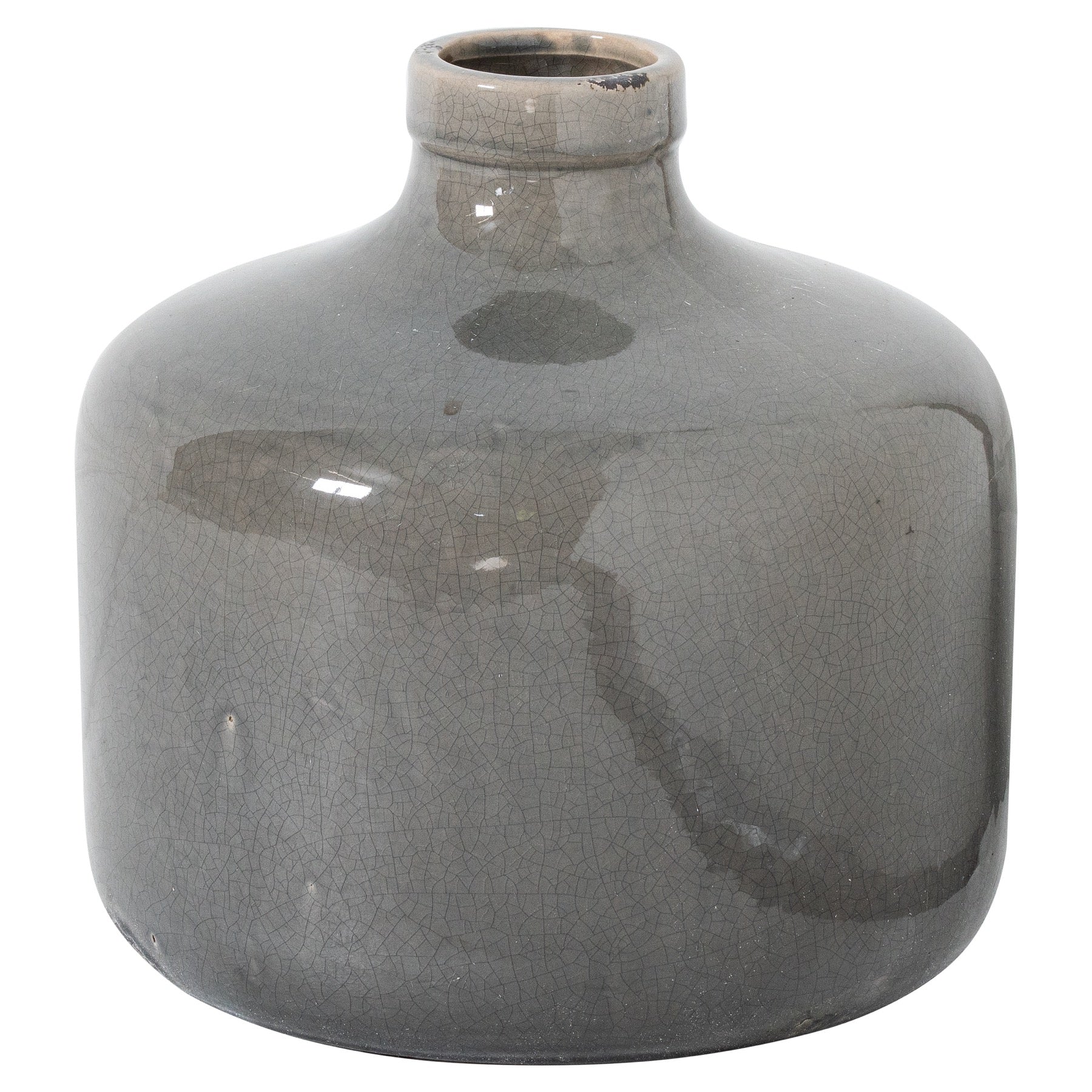 Garda Grey Glazed Chive Vase image 0