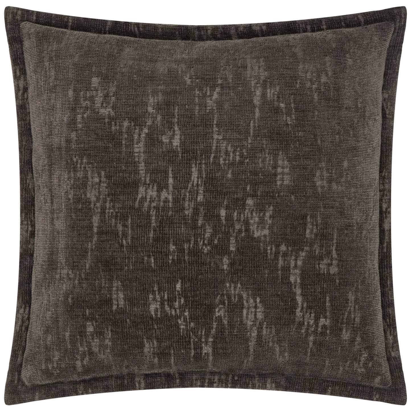 Aurelio Chenille Jacquard Cushion Charcoal