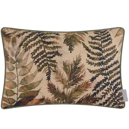 Elowen Printed Piped Cushion Mulberry