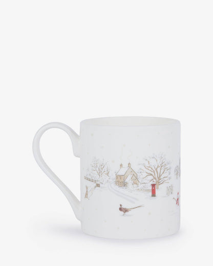Snowy Village Mug