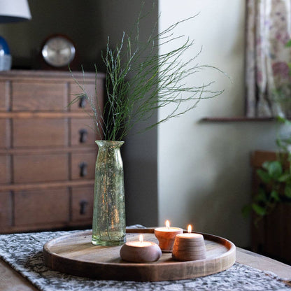 Tulle, Small Wooden Tea Light Holder
