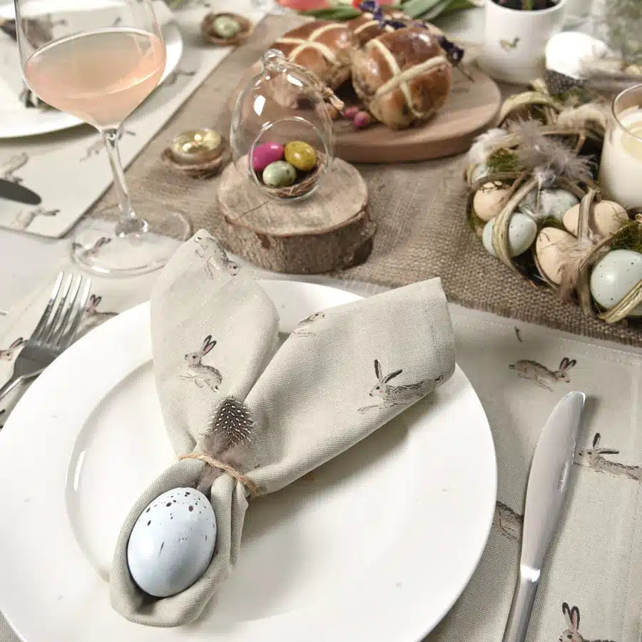 Hare Napkins (Set of 4) image 1