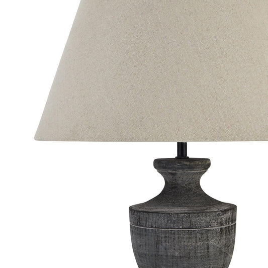 Incia Urn Wooden Table Lamp image 1