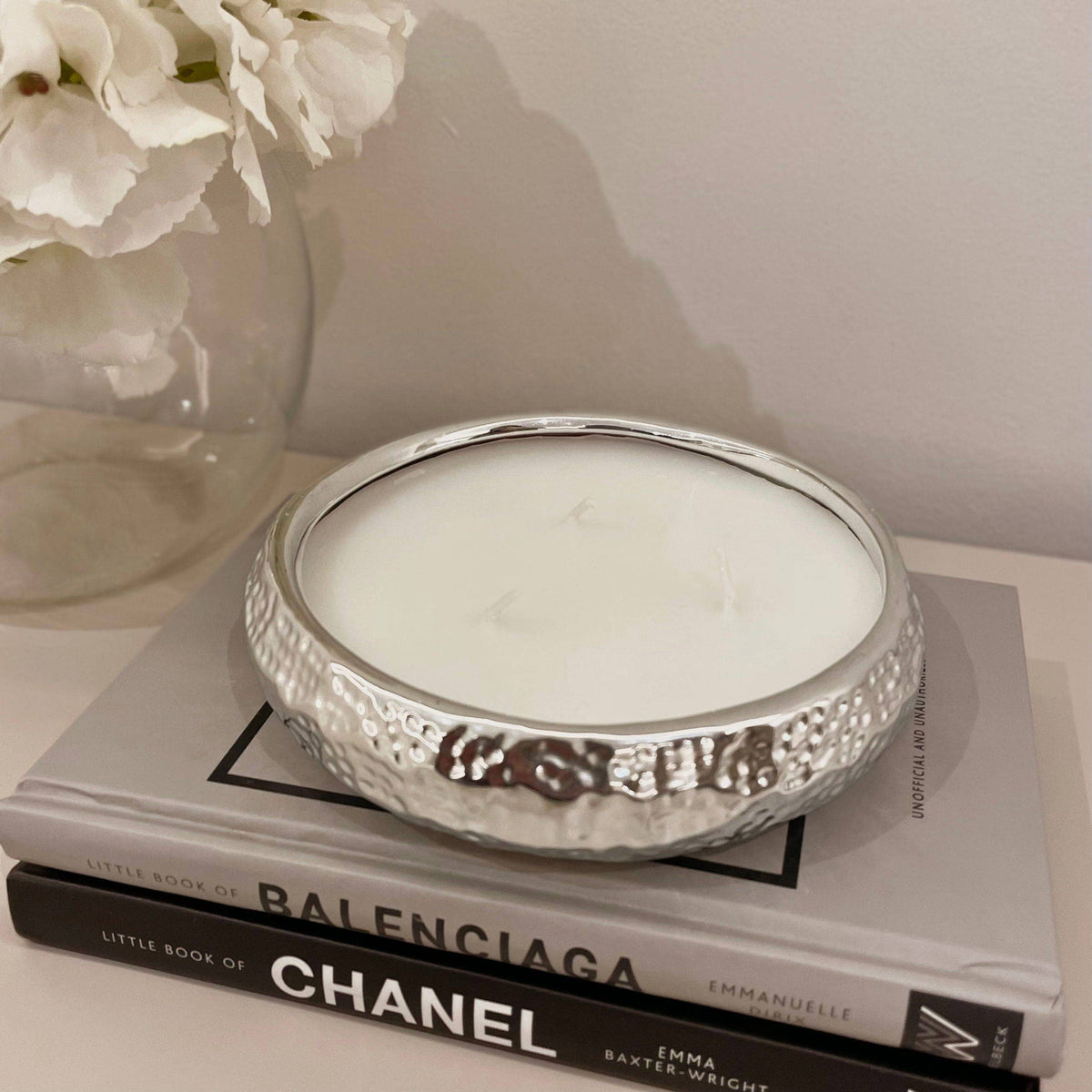 Aeolian 3 Wick Silver Scented Candle