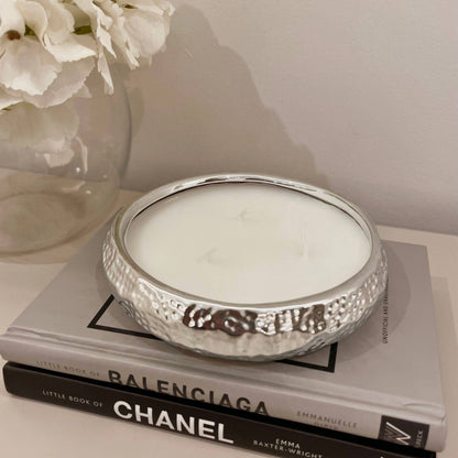 Aeolian 3 Wick Silver Scented Candle