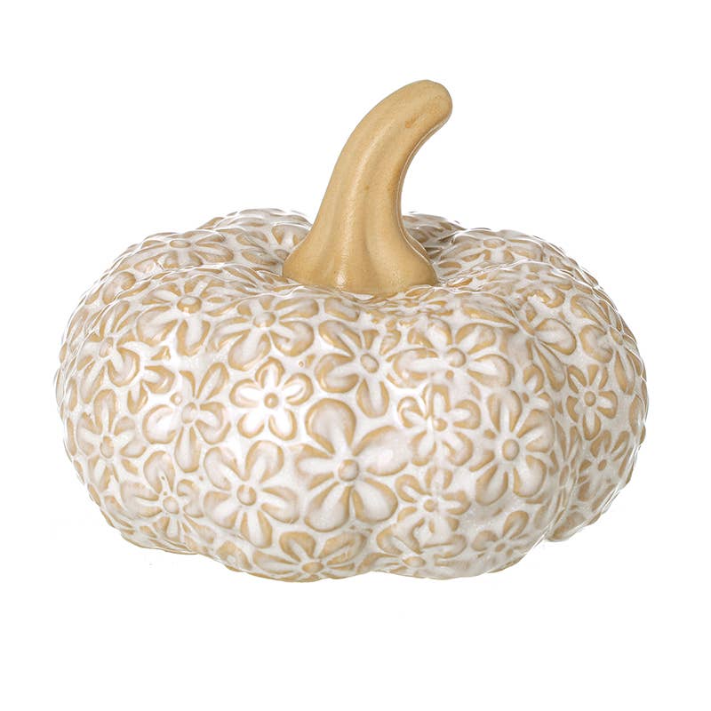 Ceramic Patterned Pumpkin