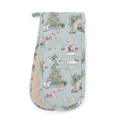 Cosy Christmas Double Oven Glove