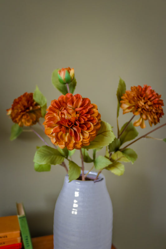 Deep Mustard Dahlia Stem