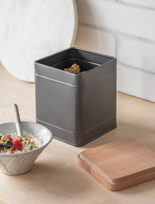Borough Canister Large Charcoal