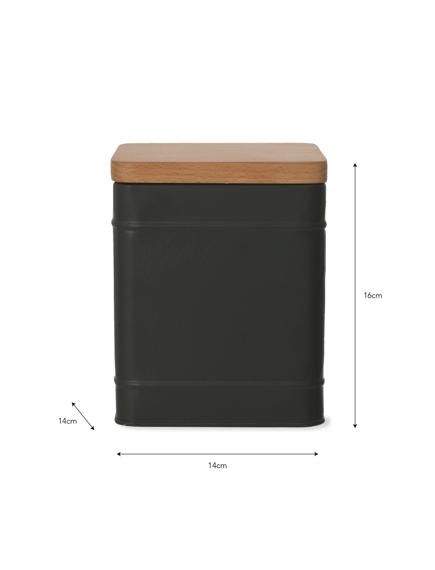 Borough Canister Large Charcoal