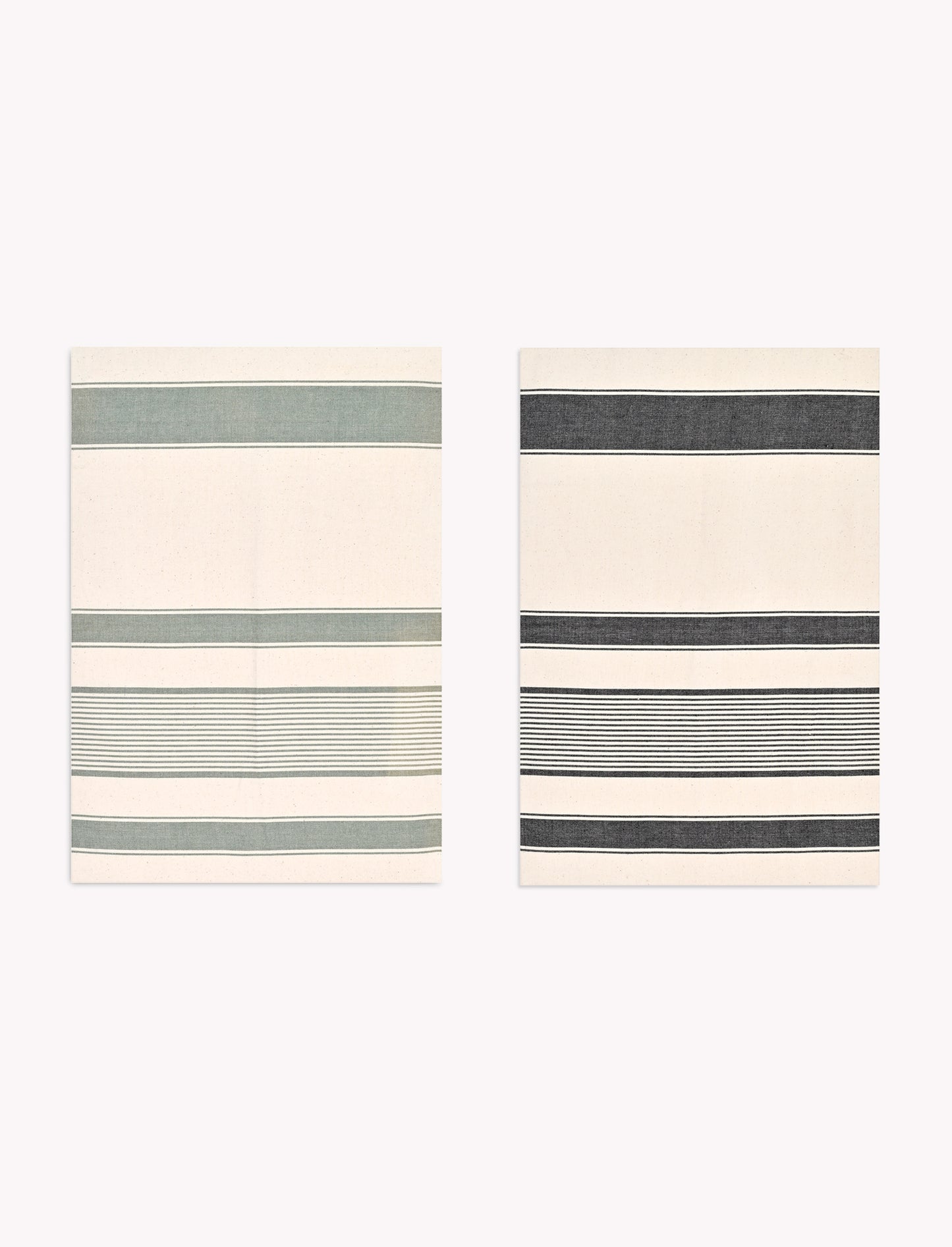 Colesbourne Stripe Tea towels Set of 2 Rosemary