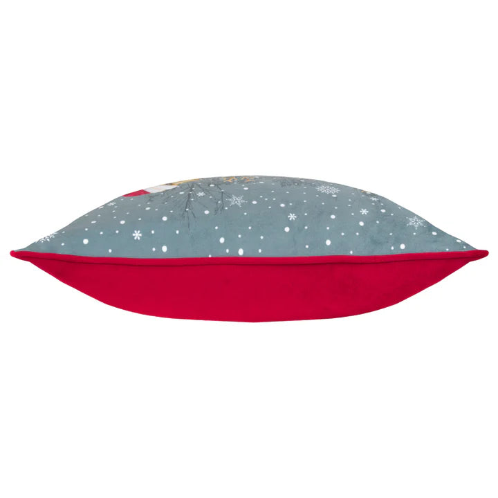 Christmas Dog Cushion Stone