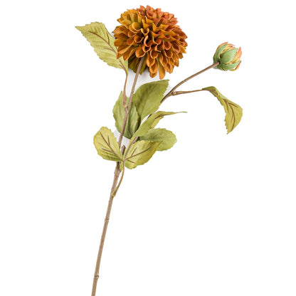 Deep Mustard Dahlia Stem