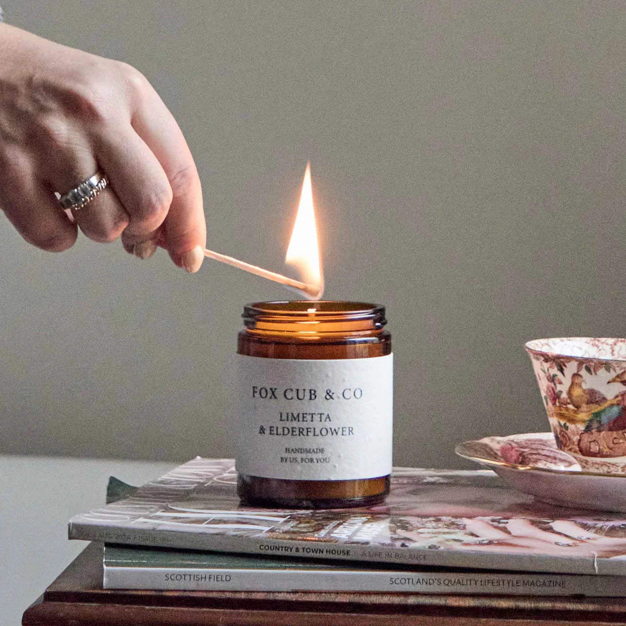 Limetta & Elderflower Candle