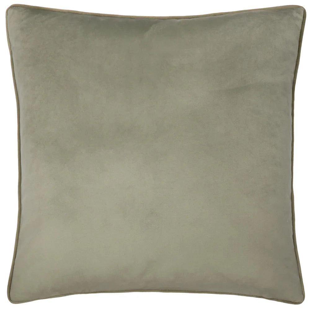 Meridian Velvet Cushion Green/Sage