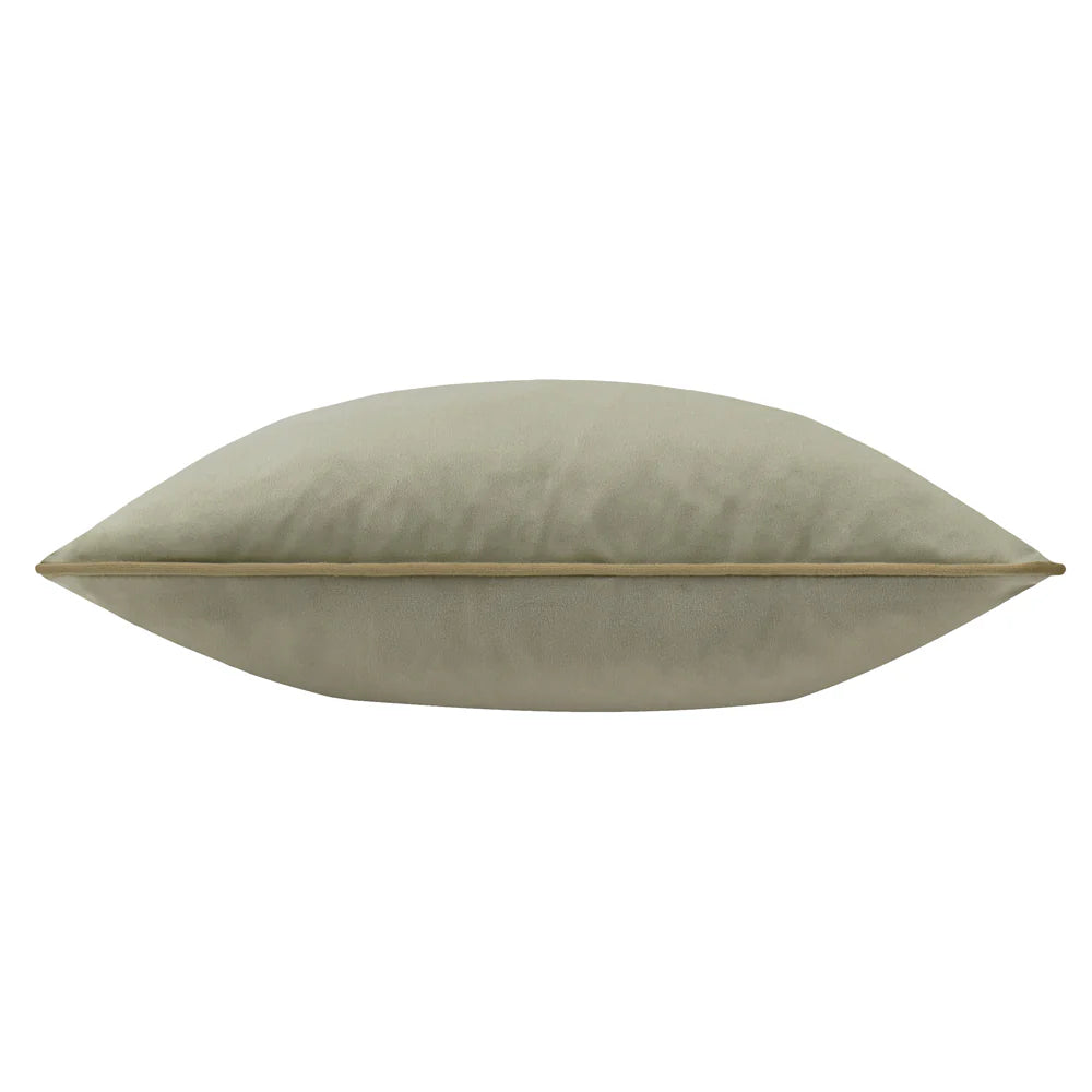 Meridian Velvet Cushion Green/Sage