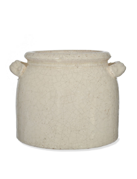 Ravello Pot with Handles 21cm White