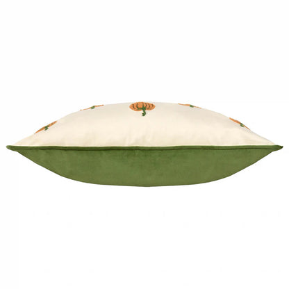 Pumpkin Spice Tufted Velvet Cushion