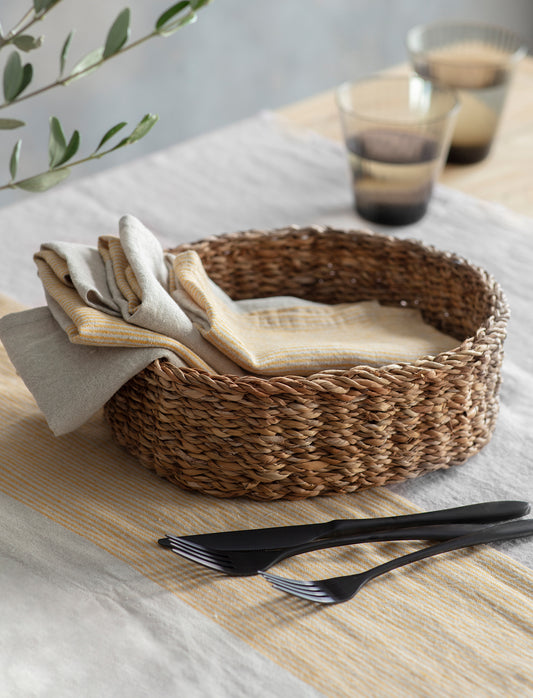 Brading Round Basket Natura