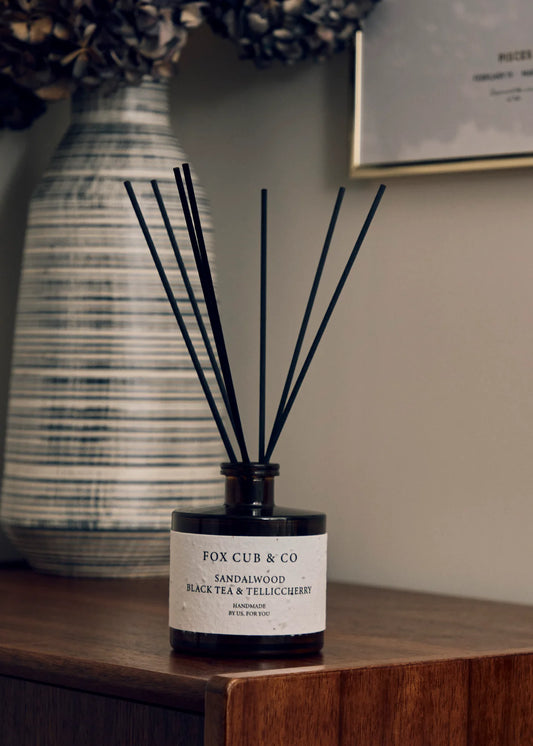 Sandalwood, Black Tea & Tellicherry Reed Diffuser