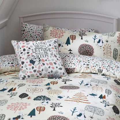 Scandi Woods Peter Rabbit™ 100% Brushed Cotton Single Duvet Cover Set