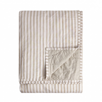 Hebden Bedspread - Natural/Stone