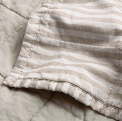 Hebden Bedspread - Natural/Stone