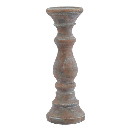 Siena Medium Brown Column Candle Holder