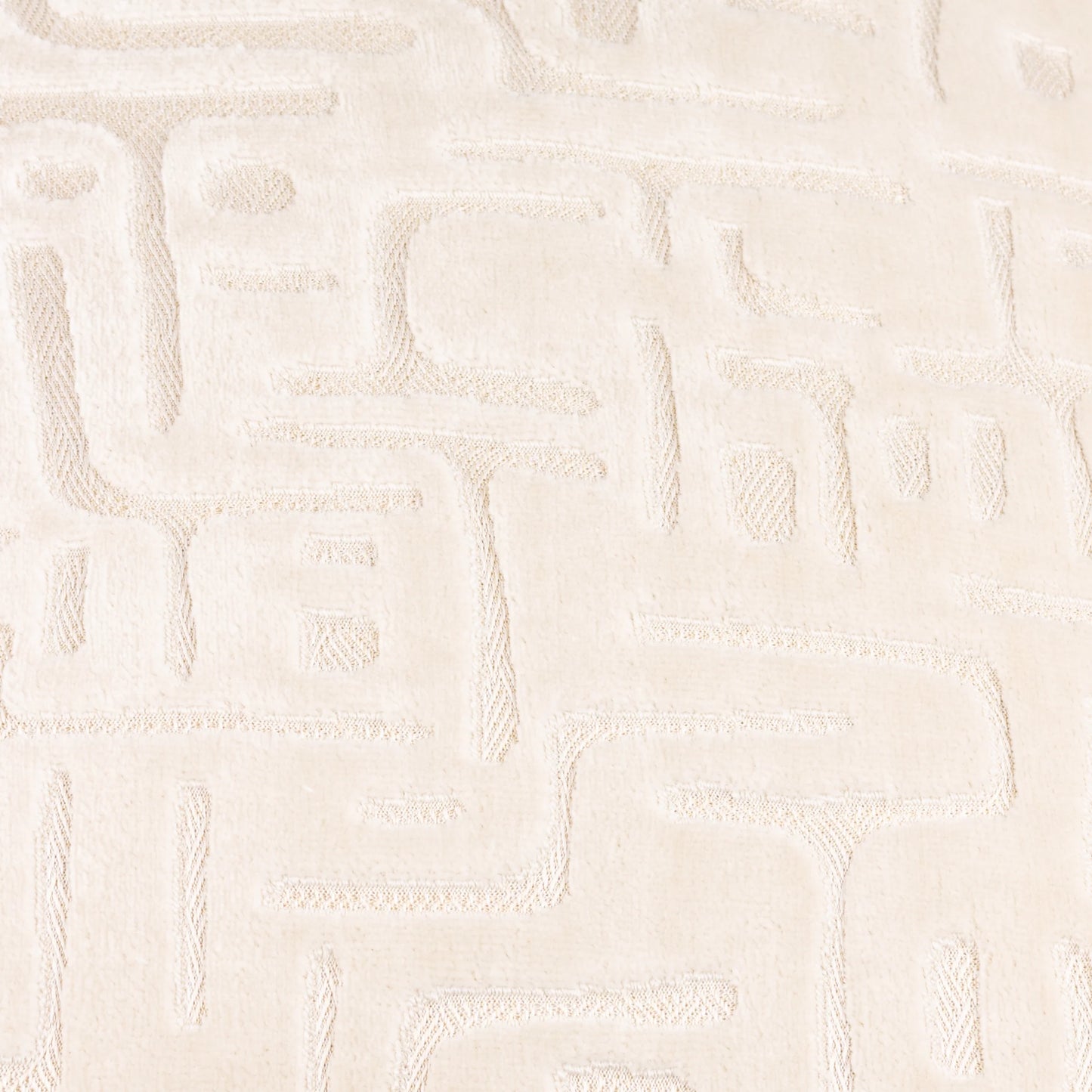 Soren Cut Velvet Cushion Chalk